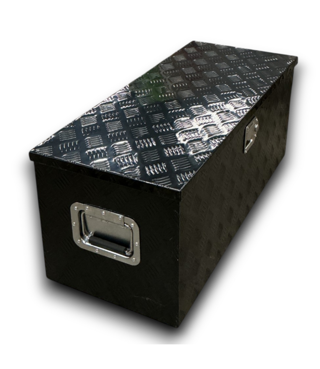 53508 Black Diamond Plate Aluminum Toolbox 35"W