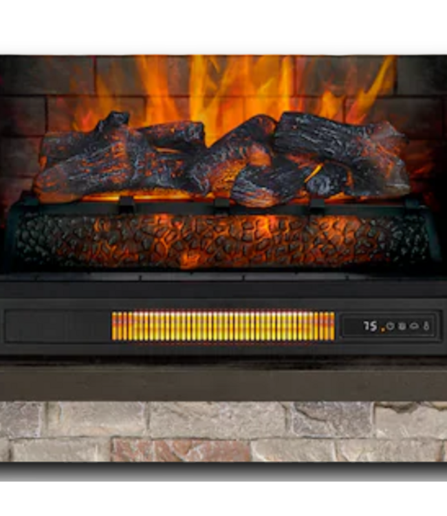 53513 Stacked Faux Sandstone Freestanding Electric Fireplace