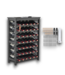 53518 42 Bottle Modular 7-Tier Solid Bamboo Wine Rack