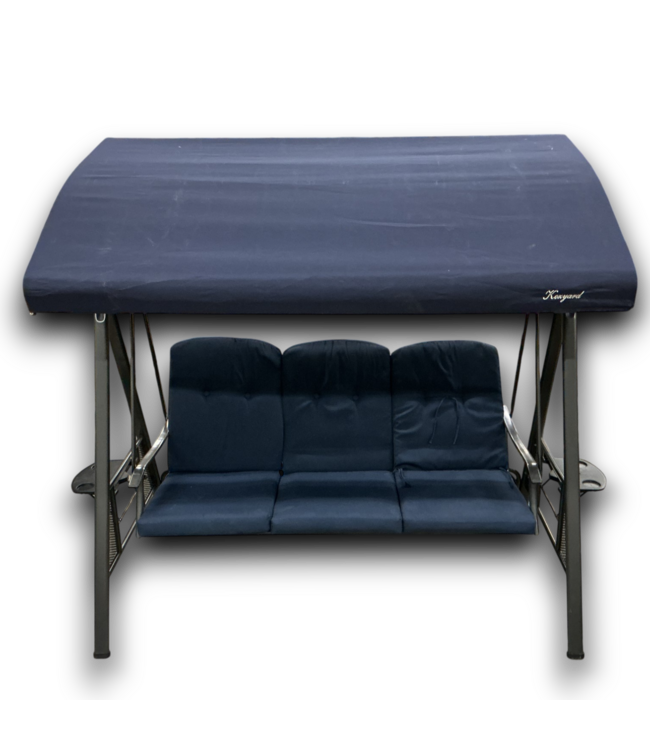 53517  Navy Blue Outdoor 3-Person Swing