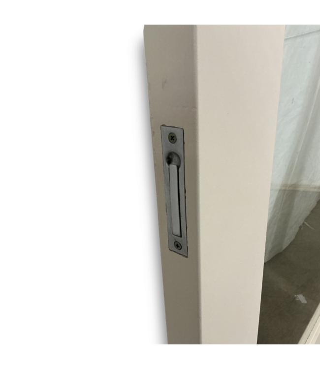 53529 Off-White Full-Lite Pocket Doors Set of 2 (36" x 80")
