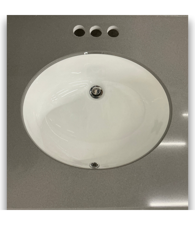 53534 Grey Engineered Stone Bathroom Vanity Top