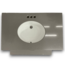 53534 Grey Engineered Stone Bathroom Vanity Top