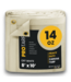 53535 White Waterproof Polyester 25-Mil Tarp 8 x 10