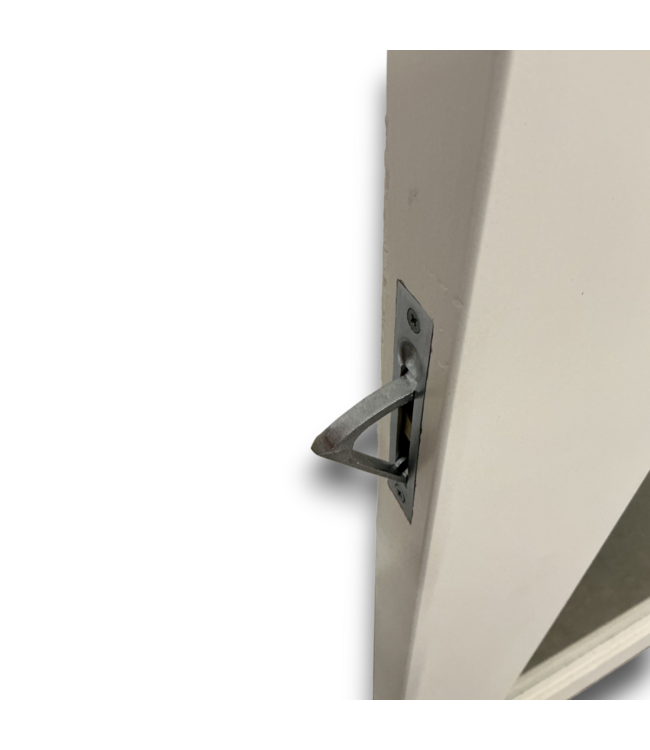 53529 Off-White Full-Lite Pocket Doors Set of 2 (36" x 80")