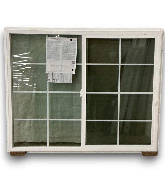 53554 White Vinyl Horizontal Slider Window 59" x 47"