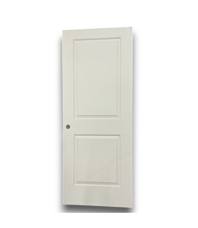 53560 Primed 2-Panel Hollow Interior Door 31.75" x 80"H. RH