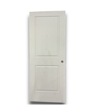 53560 Primed 2-Panel Hollow Interior Door 31.75" x 80"H. RH