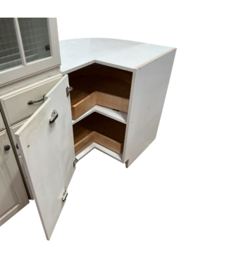 53565 Albastar White Cabinet Set of 17-pcs