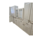 53565 Albastar White Cabinet Set of 17-pcs