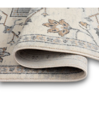 53572 Tess Cream Rectangle Indoor/Outdoor Area Rug 5 x 7