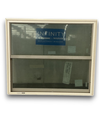 53586 Beige 47"W x 41"H Vinyl Vertical Slider Window