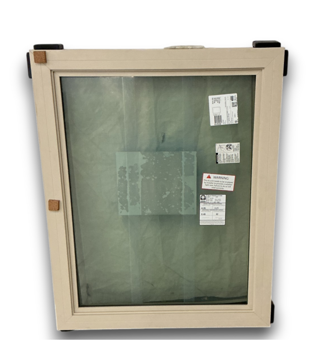 53587 Beige Vinyl  Casement Window 31-1/4"W x 43=1/4"H