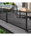 53599 Matte Black Aluminum Deck Post 2"W x 2"L x 3'H