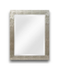 53603 Rectangular Glitzy Silver Framed Wall Mirror 27" X 33"