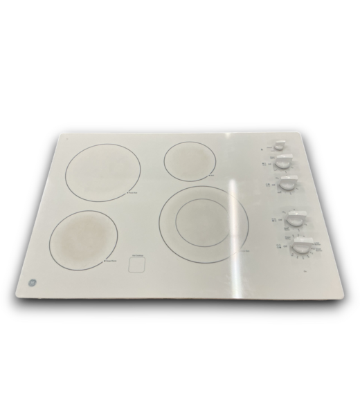 53604 White Electric Cooktop 30"W