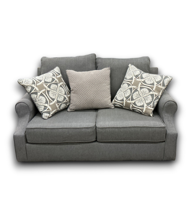 53607 Steel Gray Sofa Set of 2-pcs