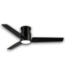 53612 Matte Black Low Profile Ceiling Fan W/ Light