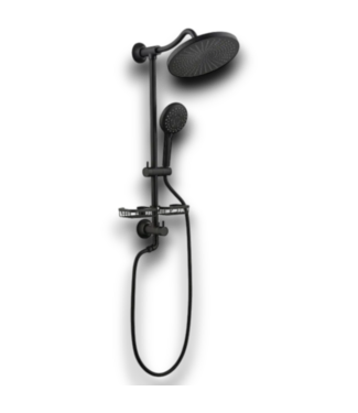53614 Oil Rubbed Bronze 10-in Dual Head Shower Faucet