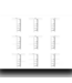 53618 White Solid Wood Tower Closet System