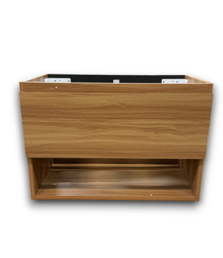 53626 Wood Grain Floating Vanity No Top 29"W
