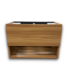 53626 Wood Grain Floating Vanity No Top 29"W