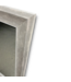 53629 24"W x 36"H Rectangle Wood Gray Framed Mirror