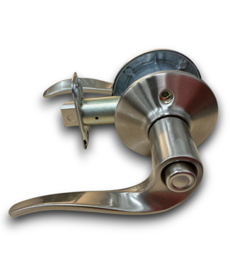 53630 Satin Nickel Bed & Bath Door Handle