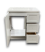 53636 True White Single Sink Vanity with Top 30"W