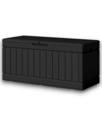 53638 78 Gallon Black Plastic Deck Box