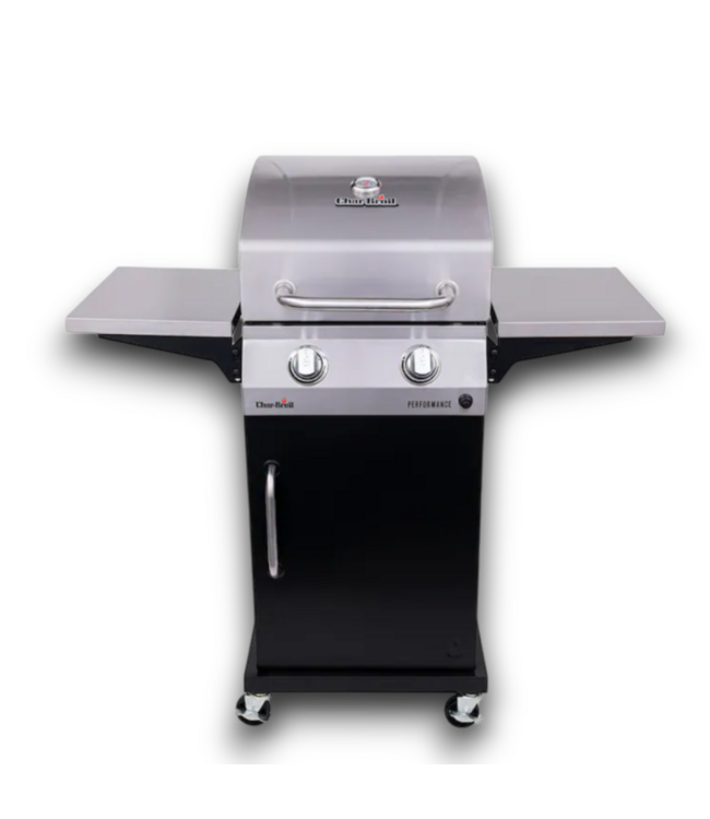 53635 Black & Silver 2-Burner Gas Grill