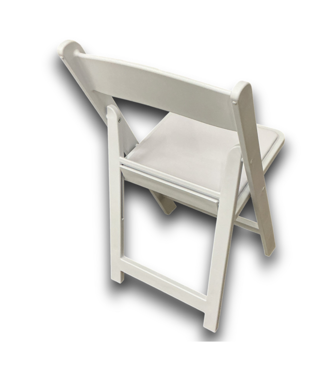 53625 White Wood Frame Outdoor Seats - Set of 20