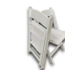 53625 White Wood Frame Outdoor Seats - Set of 20