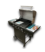 53637 Black and Silver 4-Burner Liquid Propane Gas Grill