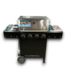 53637 Black and Silver 4-Burner Liquid Propane Gas Grill