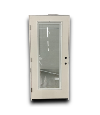 53640 Prehung Full-LIte with Blinds  Exterior Door 36" x 80" RH