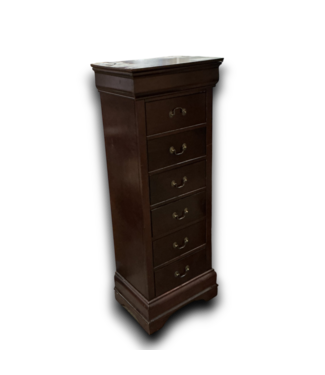53641 Dark Cherry Narrow Dresser 22"W
