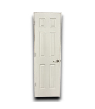 53642 White Prehung Interior Door 25" x 80" W/ Door Knob