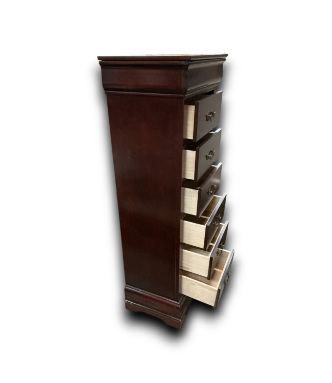 53641 Dark Cherry Narrow Dresser 22"W