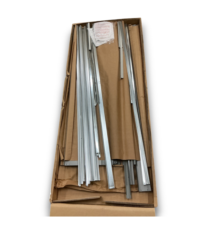 53658 Classic Galvanized Steel Metal Storage Shed 6' x 4'