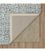 53663 Blue & White Rectangular Indoor Area Rug 7' x 10'