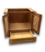 53665 Rustic Wood Bathroom Vanity