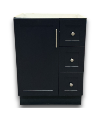 53667 Navy Blue Bathroom Vanity Base