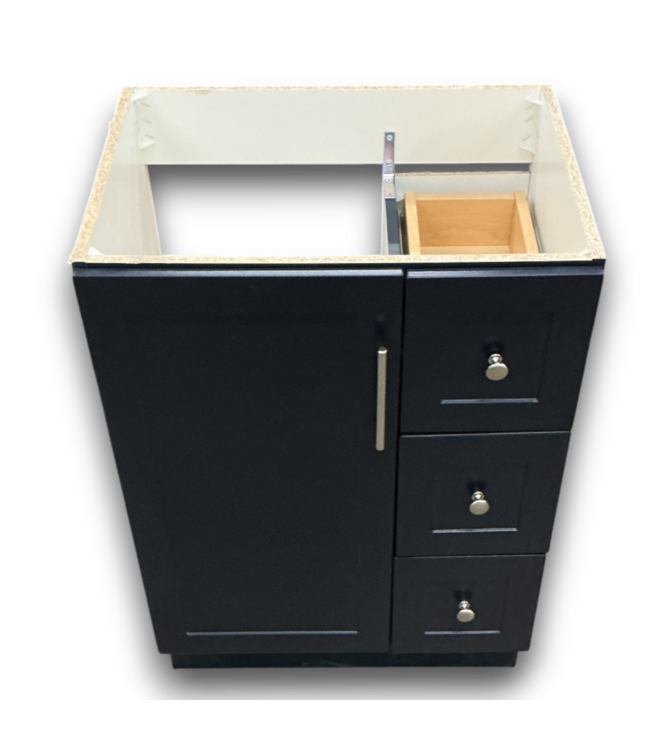 53667 Navy Blue Bathroom Vanity Base