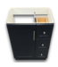 53667 Navy Blue Bathroom Vanity Base