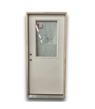 53669 1/2 Lite Smooth Star Prehung Exterior Door 36x80