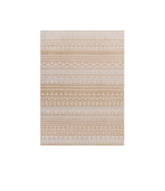 53673 Natural Tan & Grey Area Rug 8' x 10'
