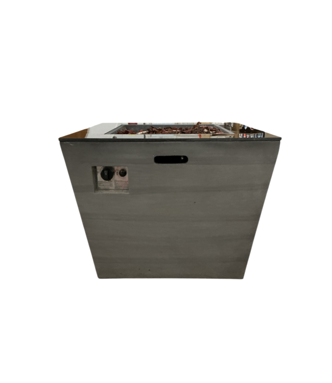 53671  Concrete Square Propane Fire Pit