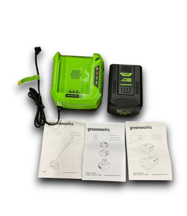 53686 Single Stage 80V Push Battery Powered Snow Shovel