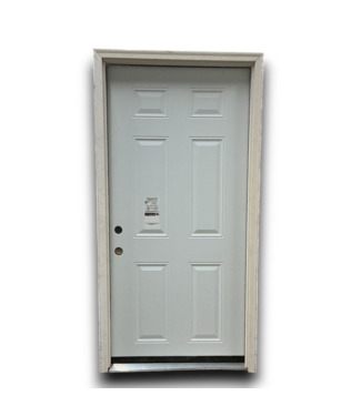 53690 36"W x 80"H Prehung and Primed Exterior Door